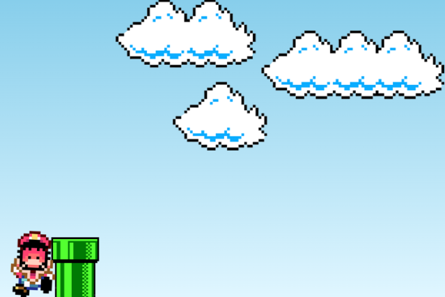 Imagem do site de joguinho mario jump